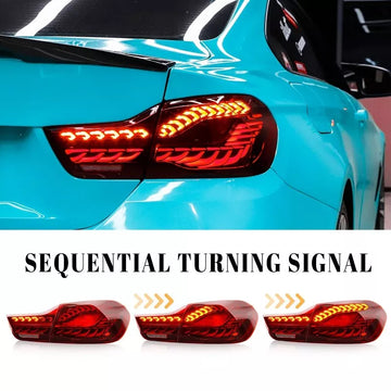 MMO Rear Lamps For BMW 4 Series F32 F36 F82 F83 Red OLED GTC CS Style Tail Lights